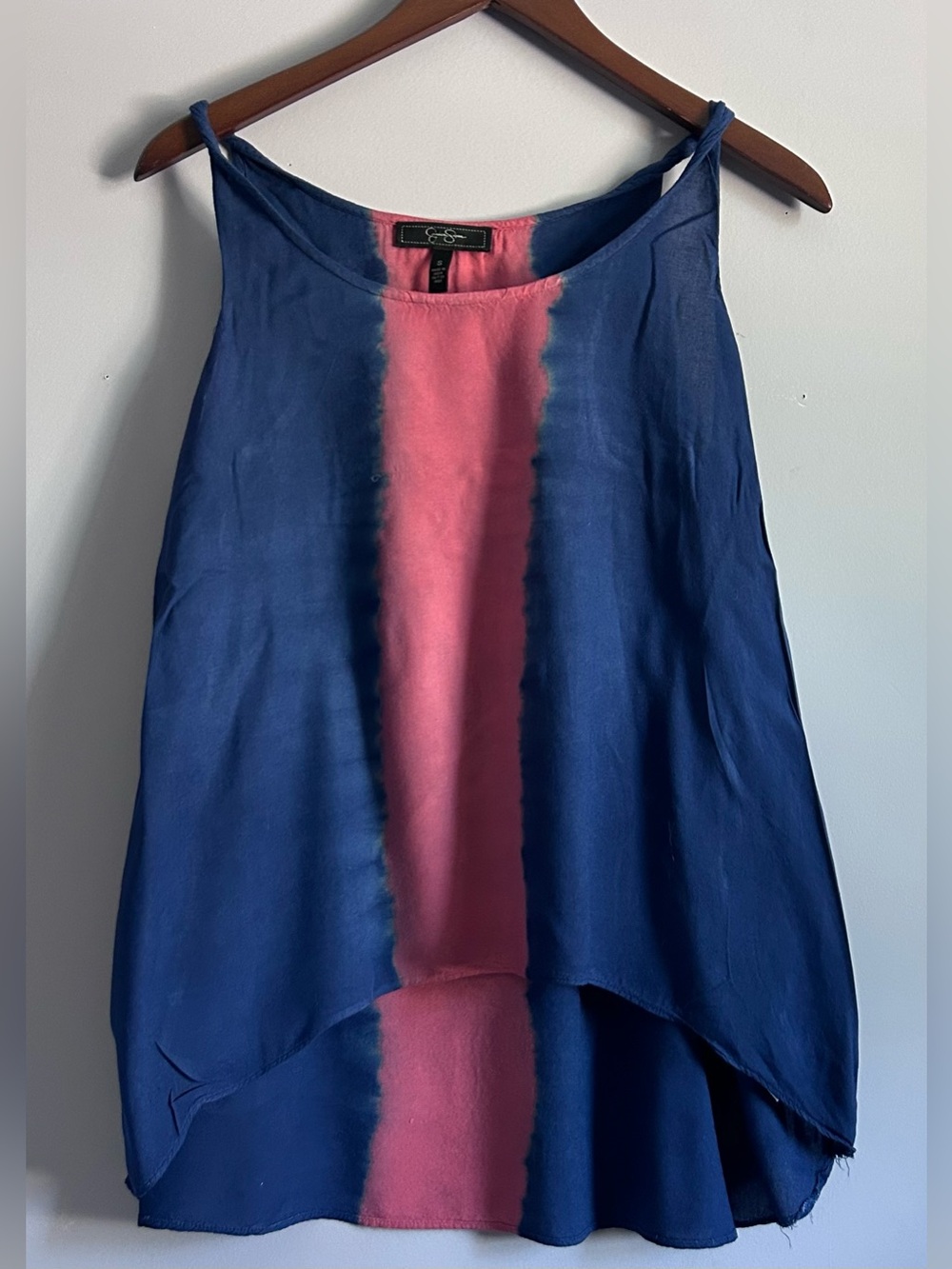 Jessica Simpson Tie-Dye Sleeveless High Low Tank Top Size Small